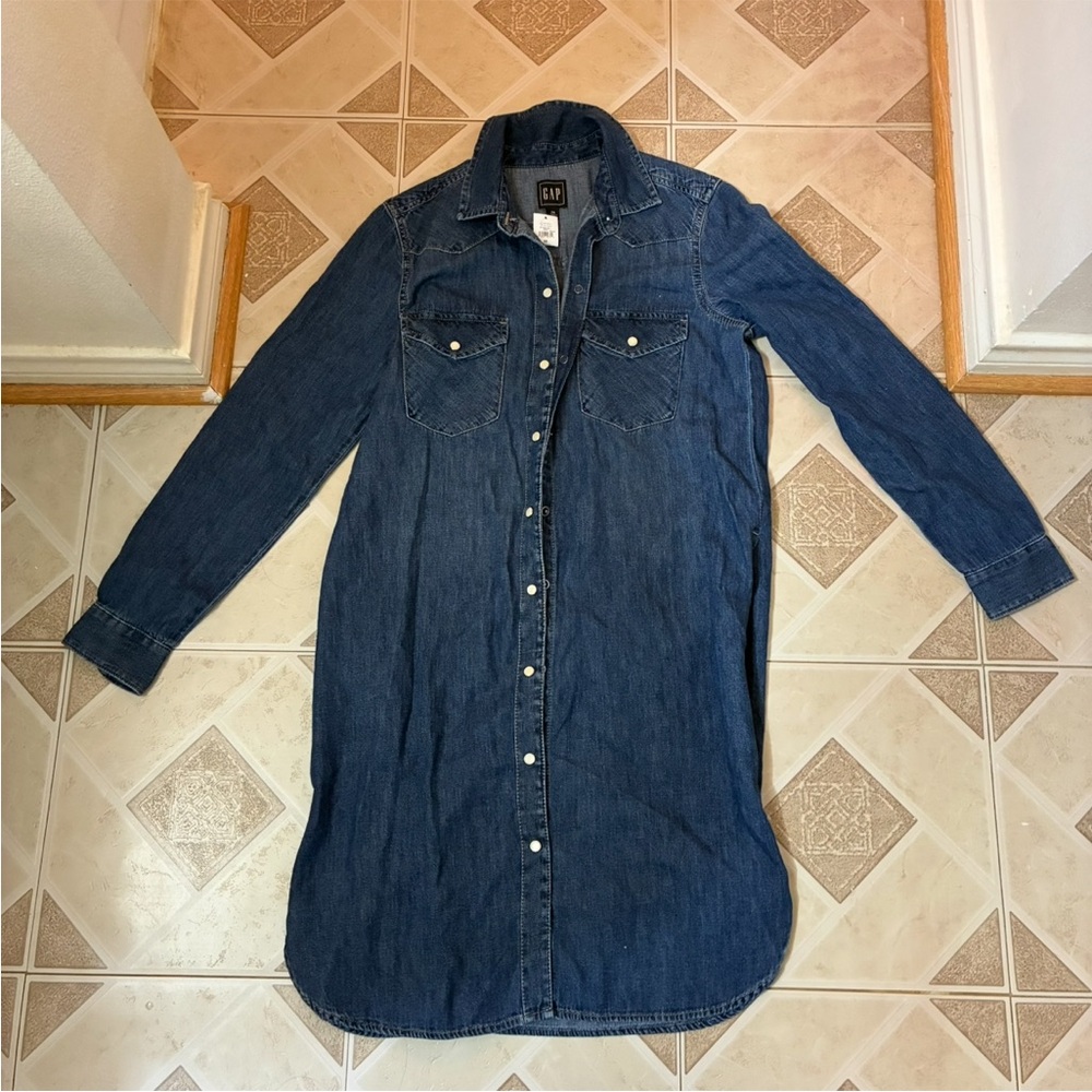 GAP Denim Shirt Dress